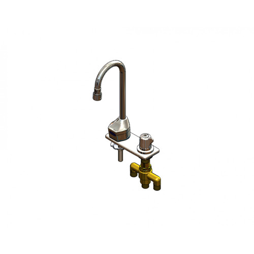T&S Brass EC-3100-SMT4V05 4" Deck Mount Electronic Faucet