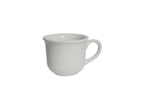 Tuxton CWF-0702 3-1/2" Ceramic White Cup (2 Dozen Per Case)