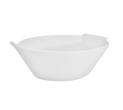 CAC China RCN-BT5 10 Oz. Super White Porcelain Accessories Bowl (3 Dozen Per Case)