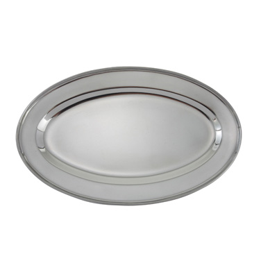 Winco OPL-14
 Stainless Steel
 Oval
 Platter