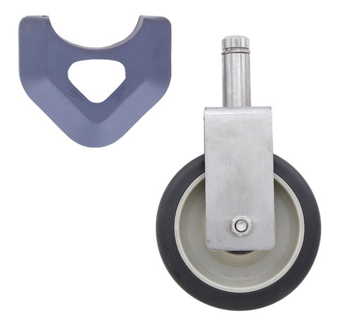Metro 5MPRXGSA Stainless Steel Cart-Washable Stem Caster Rigid Flat 300 Lbs. Capacity.