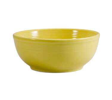CAC China TG-15-SFL 12.5 Oz. Sunflower Porcelain Round Tango Salad Bowl (3 Dozen Per Case)