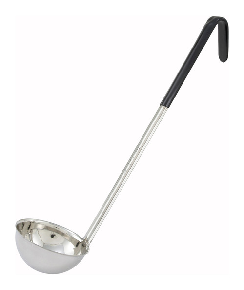 Winco LDC-6 6 Oz. Stainless Steel Color-Coded Ladle