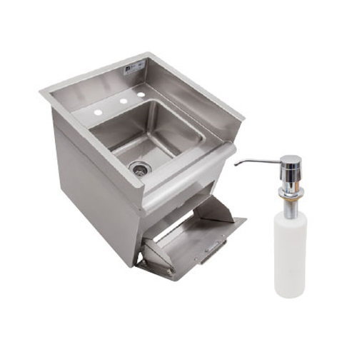 John Boos PB-DISINK091106-STD 1 Compartment Stainless Steel Pro-Bowl Drop-In Sink 16-1/2"W x 17-1/2"D x 17-1/4"H