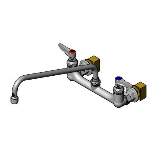 T&S Brass B-2358 Sink Mixing Faucet with 14"