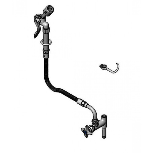 T&S Brass B-0165-C35-Ggb Wash Down Hose Unit Add-On Faucet