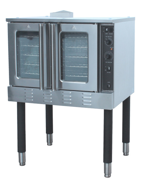 Adcraft BDCOf-54/NG 54" Natural Gas Black Diamond Convection Oven - 54,000 BTU