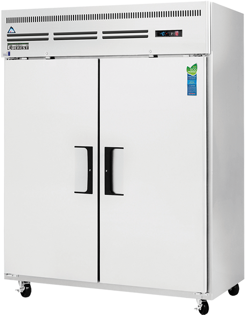 Everest Refrigeration ESWF2 59" W Two-Section Solid Door Reach-In Reach-In Freezer - 115 Volts