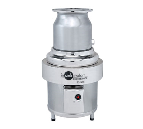 inSinkErator SS-500-15A-MRS SS-500 Complete Disposer Package SS-500 With 15" Diameter Bowl 6-5/8" Diameter Inlet
