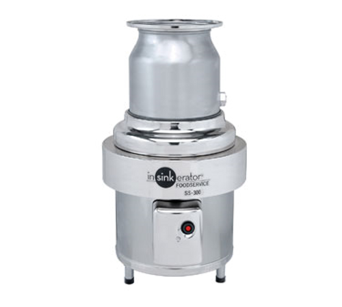 inSinkErator SS-300-15B-MRS Complete Disposer Package With 15" Diameter Bowl 6-5/8" Diameter Inlet