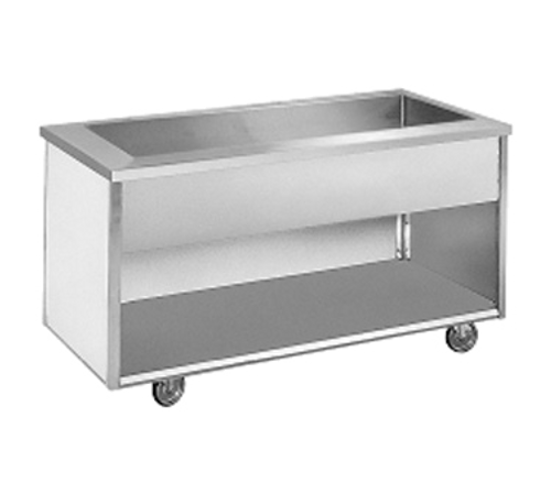 Randell RAN IC-5S Stainless Steel 5 Pan RanServe Cold Food Table Open Base