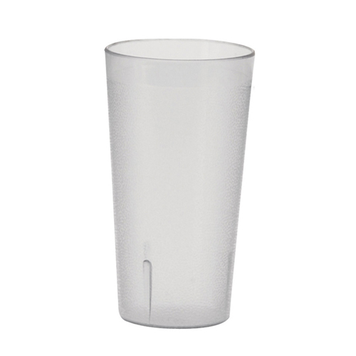 Winco PTP-20C 20 Oz. Clear Plastic Pebbled Tumbler