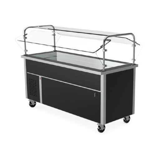 Randell RS SSC-RCP-4 Stainless Steel 4 Pan RanServe Cold Food Table Enclosed Base