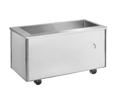 Randell RAN IC-5 Stainless Steel 5 Pan RanServe Cold Food Table Enclosed Base