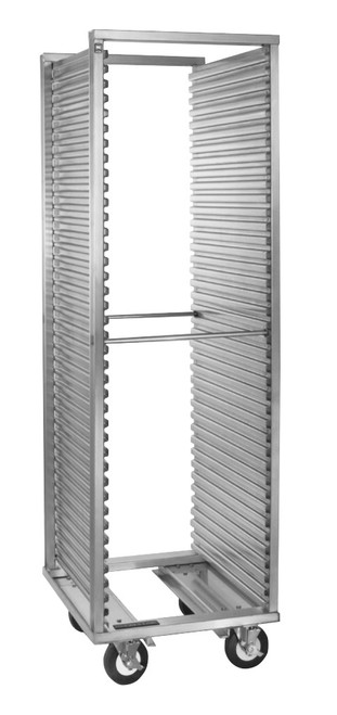 Cres Cor 2081835C 64.5" H Aluminum End Load Corrugated Sidewalls Roll-In Refrigerator Rack
