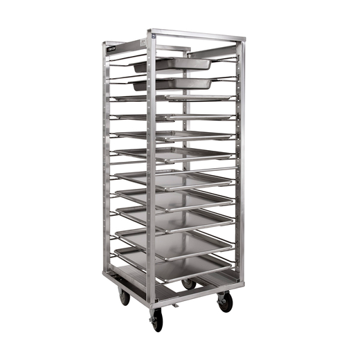 Cres Cor 207UA12AC 64.5" H Aluminum End Load Open Frame Design Roll-In Refrigerator Rack