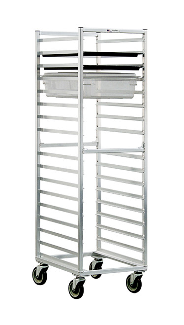 New Age 1484 20.38"W 17 Poly Box/Sheet Pan Rack with 3.5" Centers