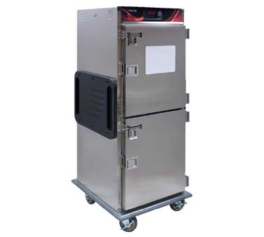 Cres Cor H137SUA6DSD 30.5" W Stainless Steel 1-Compartment Insulated (6) Sets Extruded Aluminum Transport Angles Mobile Heated Cabinet - 120 Volts