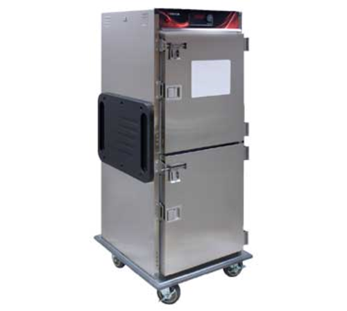 Cres Cor H137SUA6DSD 30.5" W Stainless Steel 1-Compartment Insulated (6) Sets Extruded Aluminum Transport Angles Mobile Heated Cabinet - 120 Volts
