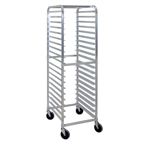 Cres Cor 275701820KD 69.75" H Aluminum End Loading Full Height Mobile Knock Down Utility Rack