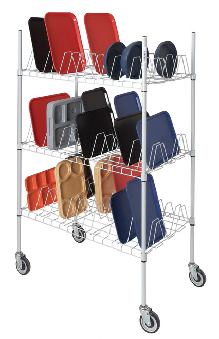 Channel W3TD-3 44" W x 70.5" H x 25.5" D 3 Tiers Aluminum Tray Drying Rack