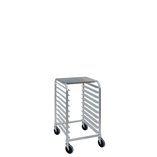 Cres Cor 275381810KDT 38.25" H Aluminum End Loading Half Height Mobile Knock Down Utility Rack