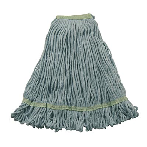 Continental Commercial A02612 Looped-End Medium Blue Blend HuskeePro Wet Mop
