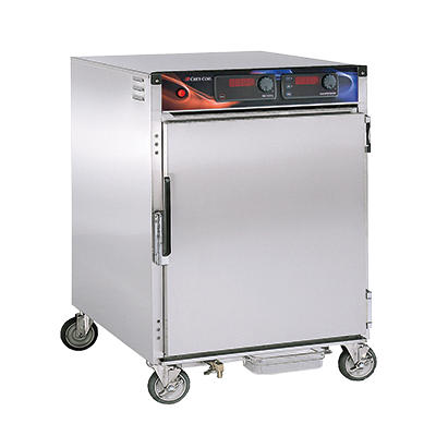 Cres Cor H137WSUA6D AquaTemp 28.25" W Stainless Steel 1-Compartment Insulated Mobile Heated (6) Sets of Stainless Steel Wire Humidity Cabinet - 120 Volts