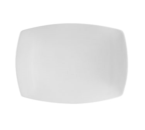 CAC China COP-RT13 Super White Porcelain Rectangular COP Platter (1 Dozen)