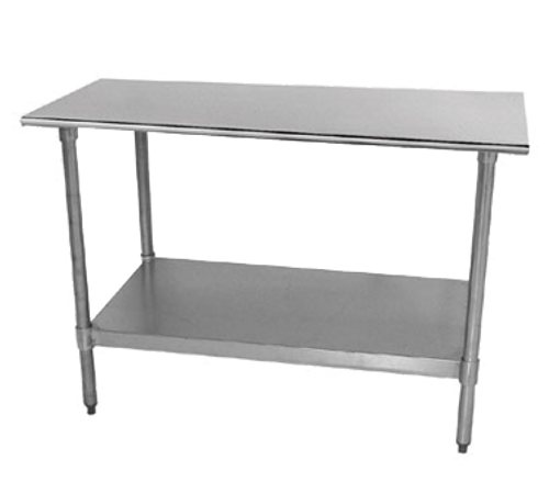 Advance Tabco TTS-305-X 60" W x 30" D 430 Stainless Steel Top 18 Gauge Special Value Work Table