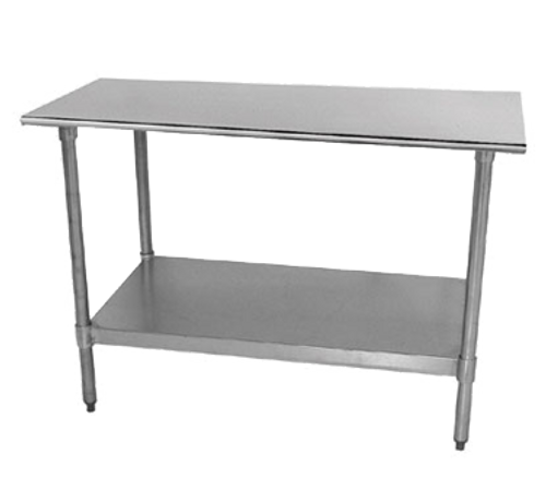 Advance Tabco TT-305-X 60" W x 30" D 430 Stainless Steel Top 18 Gauge Special Value Work Table