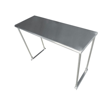 Advance Tabco ETS-18-96-X 96.25" W x 18" D x 14" H Stainless Steel 18 Gauge Single Special Value Overshelf