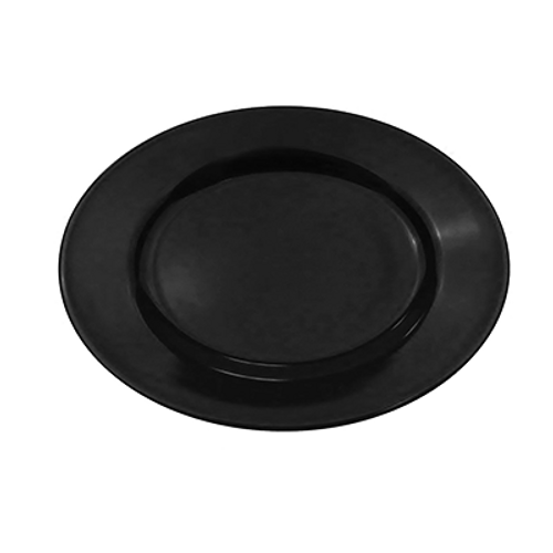 CAC China LV-13-LBU Light Blue Ceramic Oval Las Vegas Platter (1 Dozen)