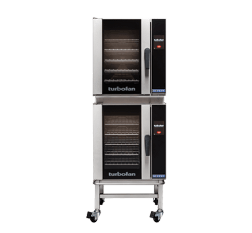 Moffat E33T5 Doublestack casters Turbofan Stacked Electric Convection Oven (2 each E33T5 + 1 each DSKE33C)