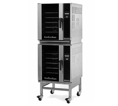 Moffat E33T5 Doublestack casters Turbofan Stacked Electric Convection Oven (2 each E33T5 + 1 each DSKE33C)