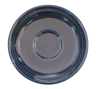 CAC China TG-2-CBU 6" Dia. Cobalt Blue Porcelain Round Tango Saucer (3 Dozen Per Case)