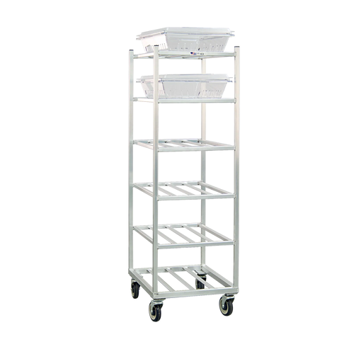 New Age 1356 20.88"W Mobile 6 Multi-Purpose Rack with 10.5" Centers