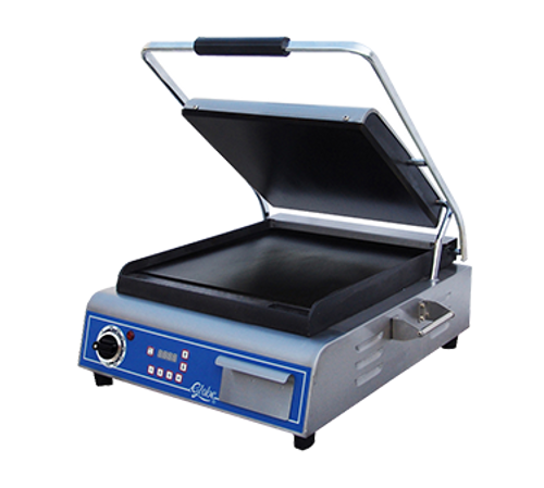 Globe GSG14D Electric Countertop Sandwich/Panini Grill - 120 Volts