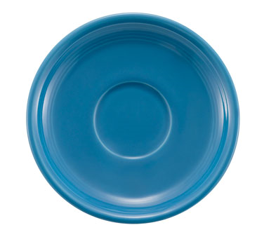 CAC China TG-2-PCK 6" Dia. Peacock Porcelain Round Tango Saucer (3 Dozen Per Case)