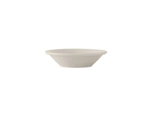 Tuxton TNR-011 4-5/8" 3-1/2 Oz. Ceramic American White/Eggshell Round Fruit Dish (3 Dozen Per Case)