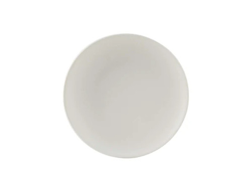 Tuxton VWA-064 Porcelain Matte White Round Plate (3 Dozen Per Case)