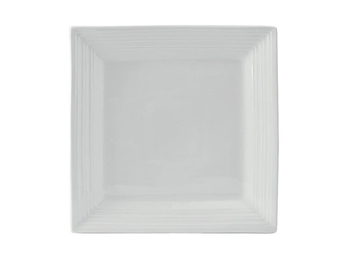 Tuxton FPH-0845 Porcelain Square Plate (1 Dozen)