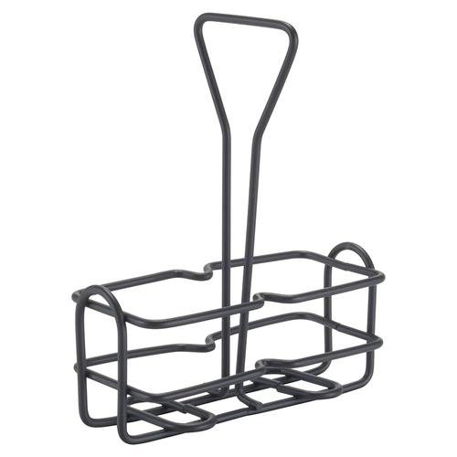 Winco WH-3K Oil & Vinegar Cruet Rack Square Holds (2) 6 Oz.