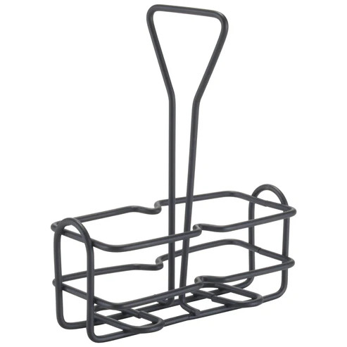 Winco WH-3K Oil & Vinegar Cruet Rack Square Holds (2) 6 Oz.