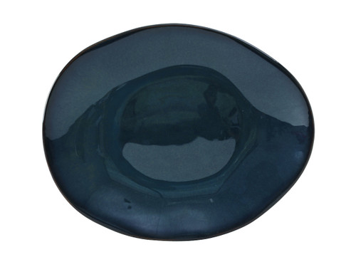 Tuxton GAN-652 Ceramic Night Sky Oblong Ellipse Plate (1 Dozen)