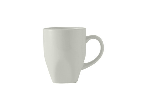 Tuxton BWM-100E 3" 9 Oz. Ceramic White Bistro Mug (2 Dozen Per Case)