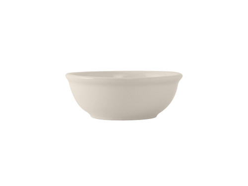 Tuxton TRE-020 6" 22 Oz. Ceramic American White/Eggshell Round Nappie (3 Dozen Per Case)