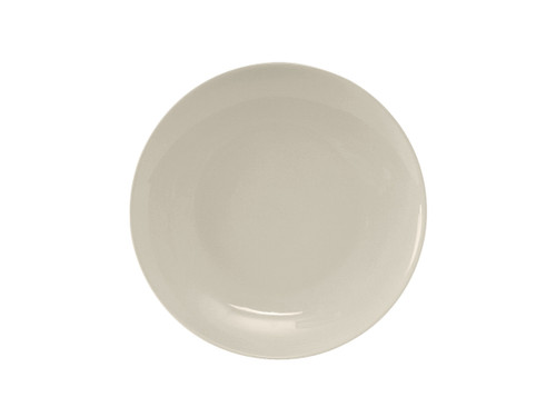 Tuxton VEA-071 7-1/8" Ceramic American White/Eggshell Round Plate (3 Dozen Per Case)