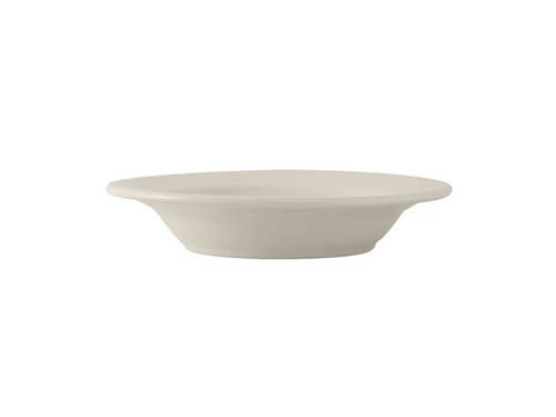 Tuxton TRE-027 9" 12 Oz. Ceramic American White/Eggshell Round Soup Bowl (2 Dozen Per Case)