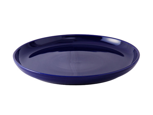 Tuxton BCA-1315 13-1/8" Ceramic Cobalt Round Pizza/Serving Plate (6 Each Per Case)